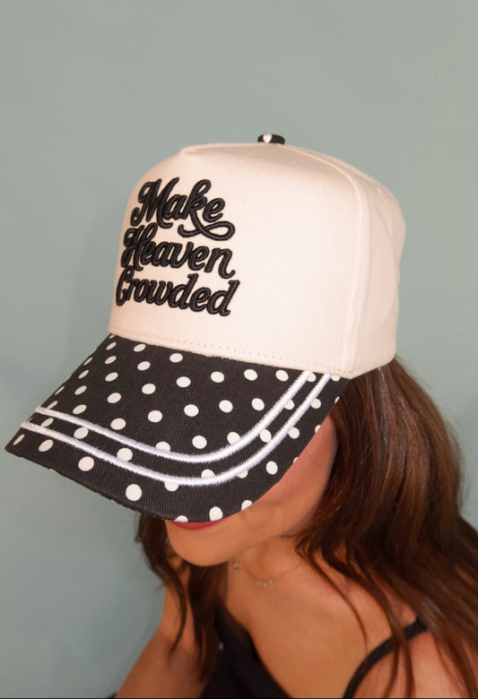 Make Heaven Crowded Polka Dot Hat