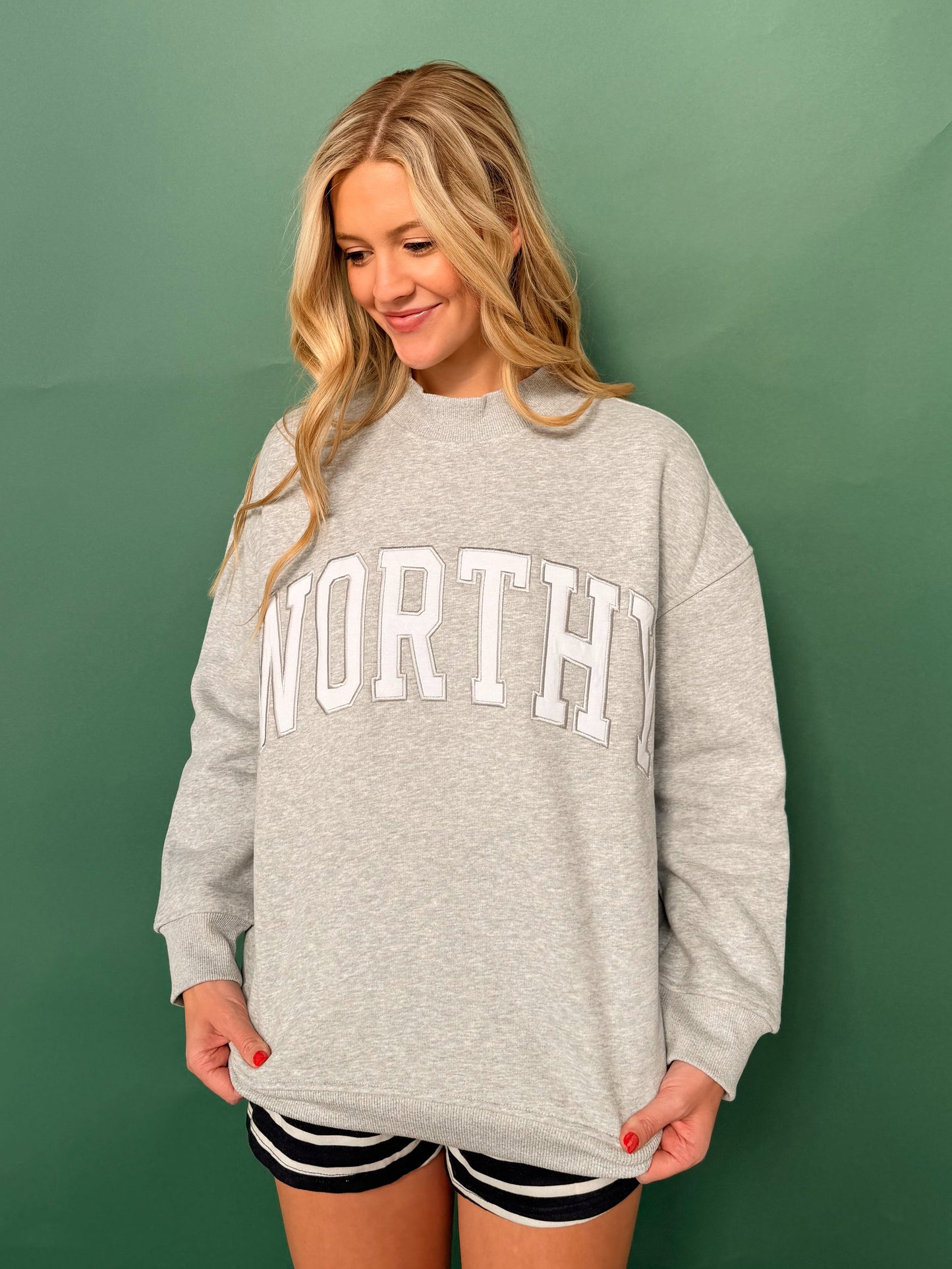 WORTHY MOCK NECK