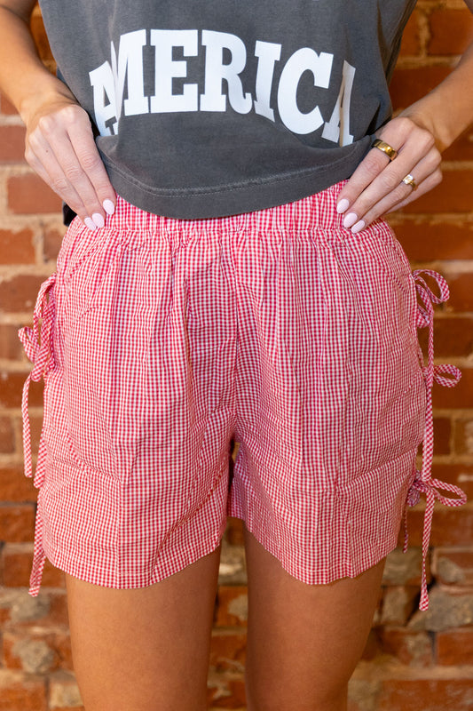 Side Bow Tie  Shorts