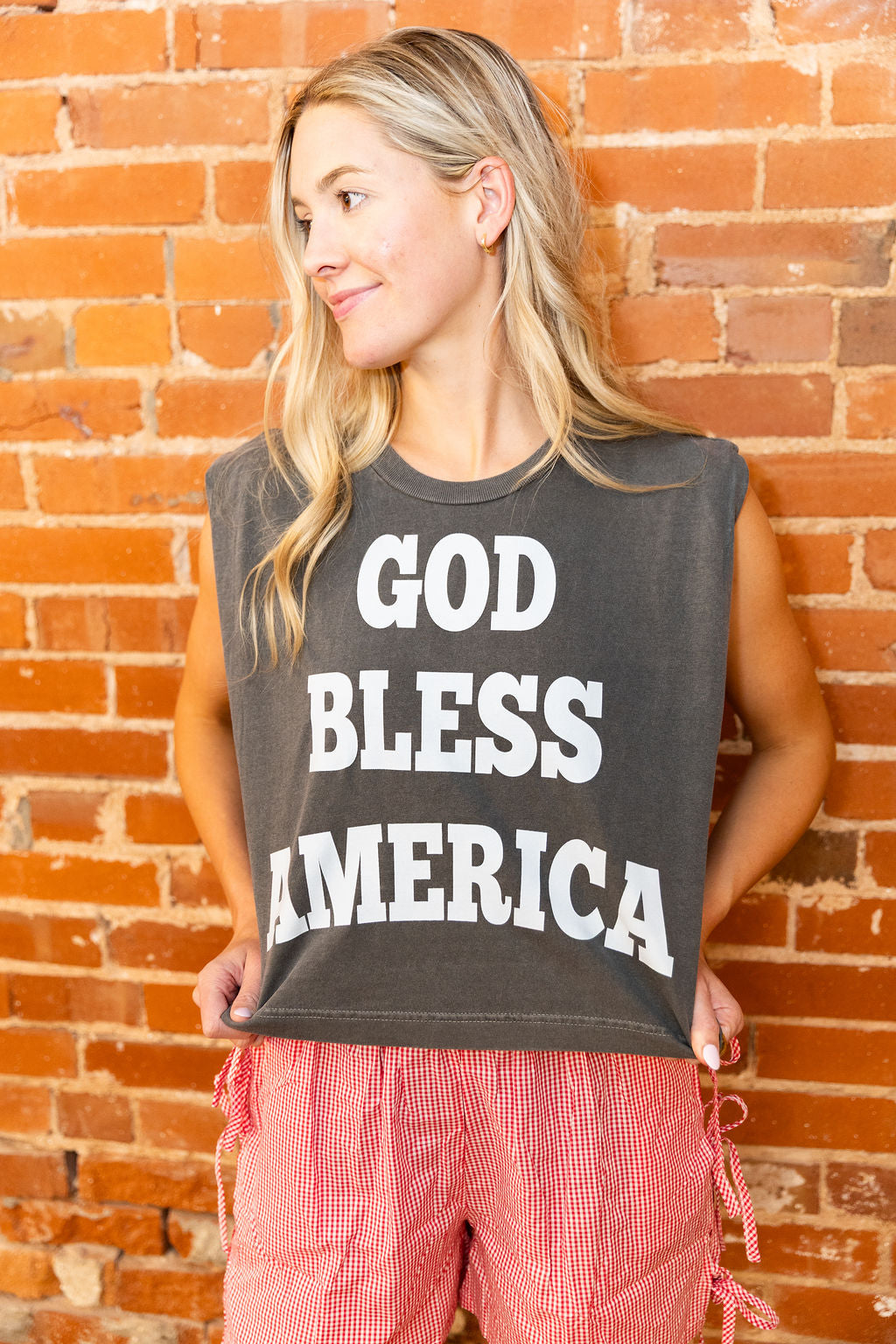 God Bless America Muscle T-Shirt