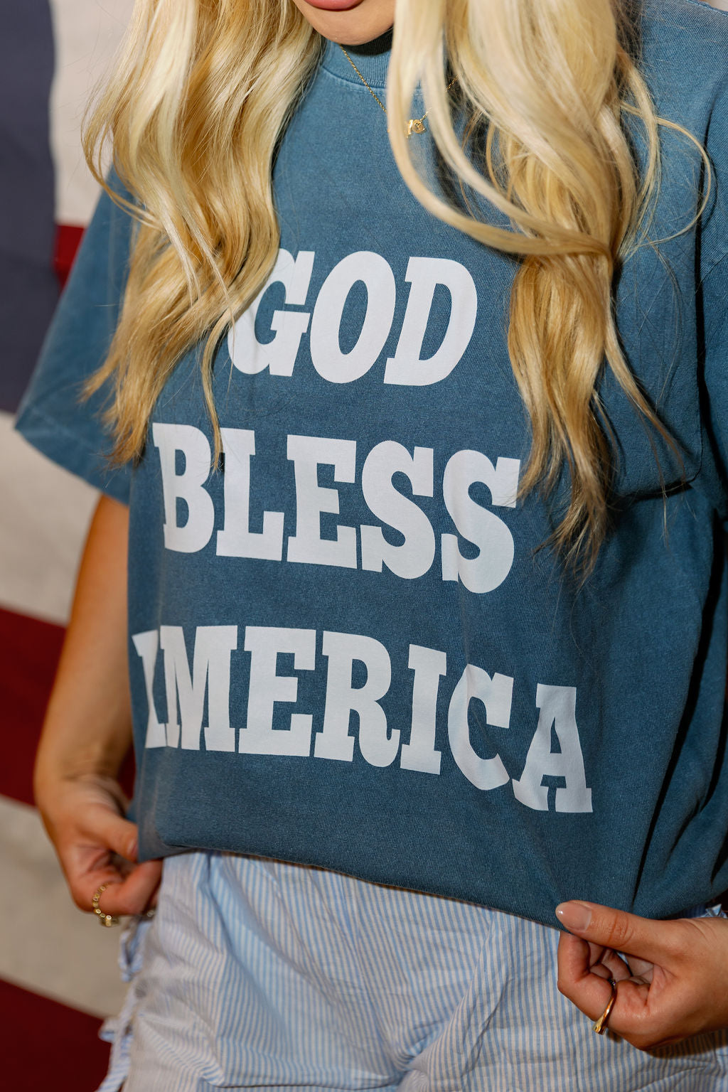 God Bless America Oversized T-Shirt