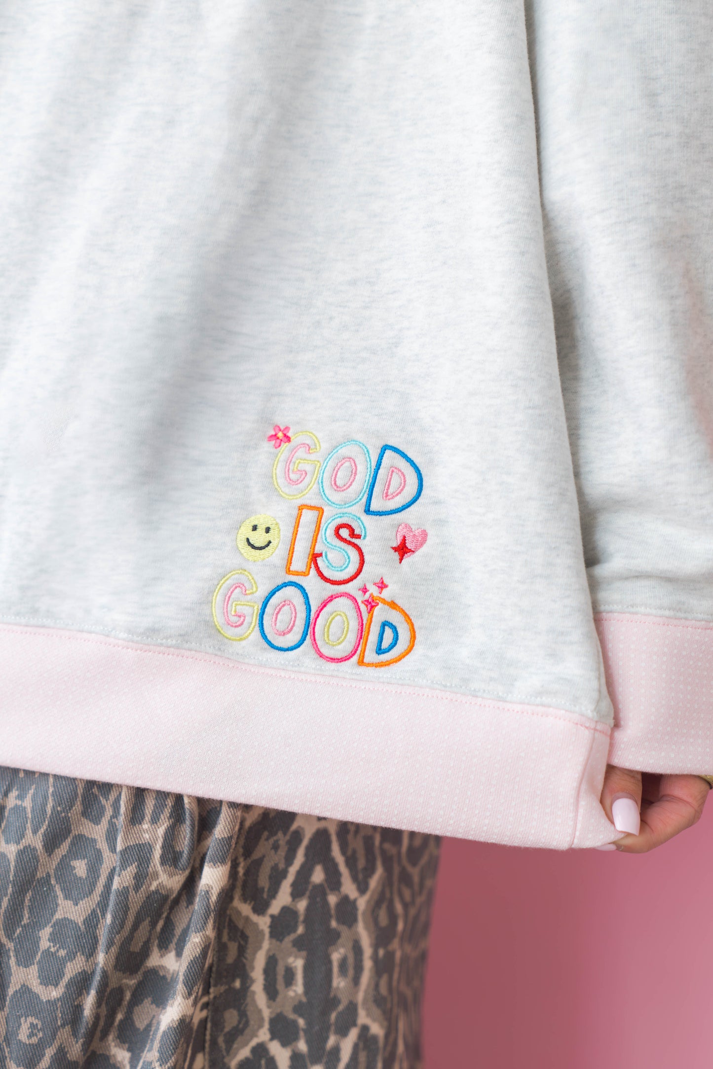 God is Good mock neck