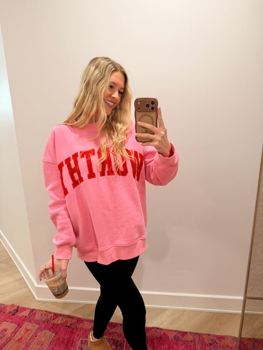 Pink & Red Worthy Mock