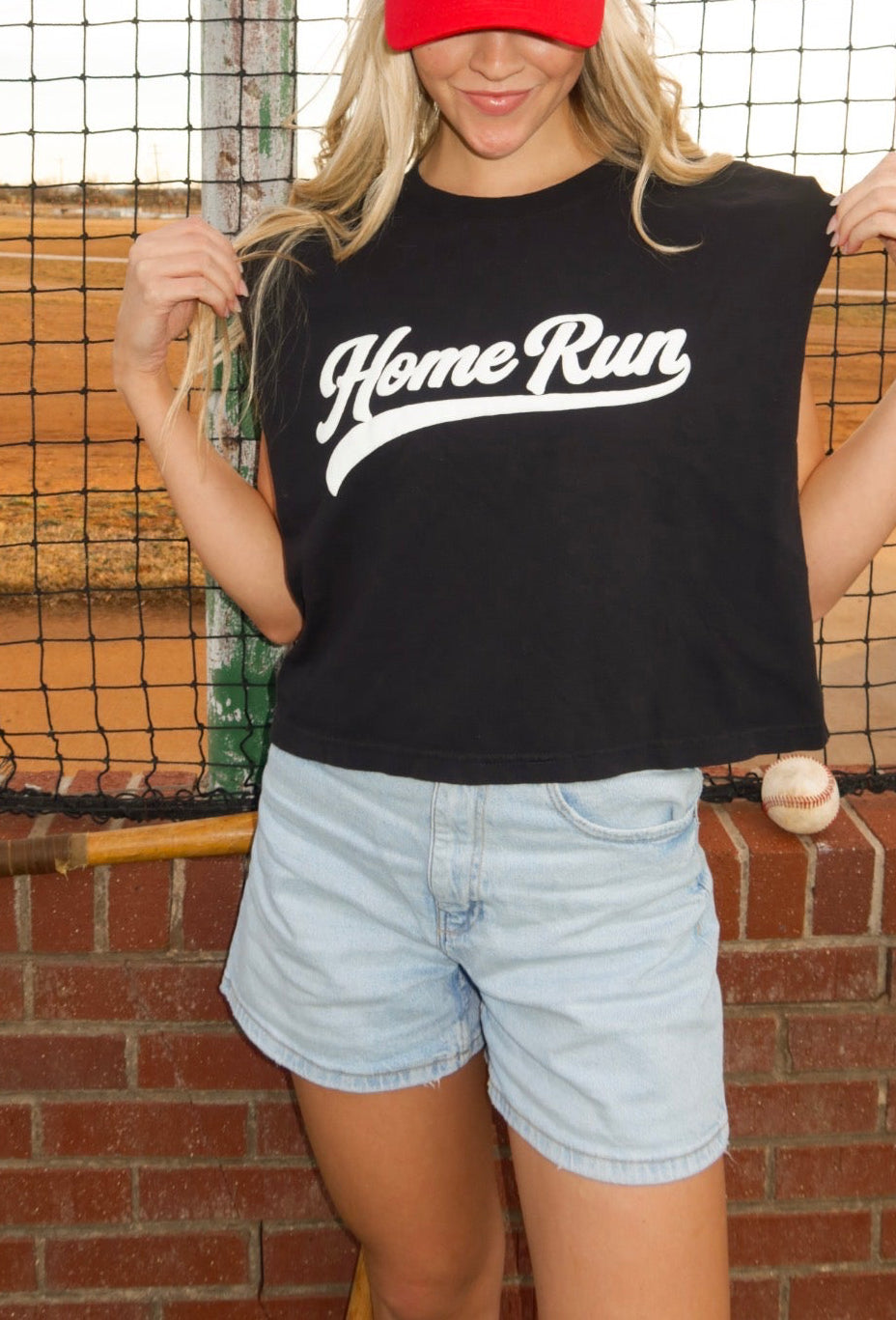 Home Run Muscle Tee