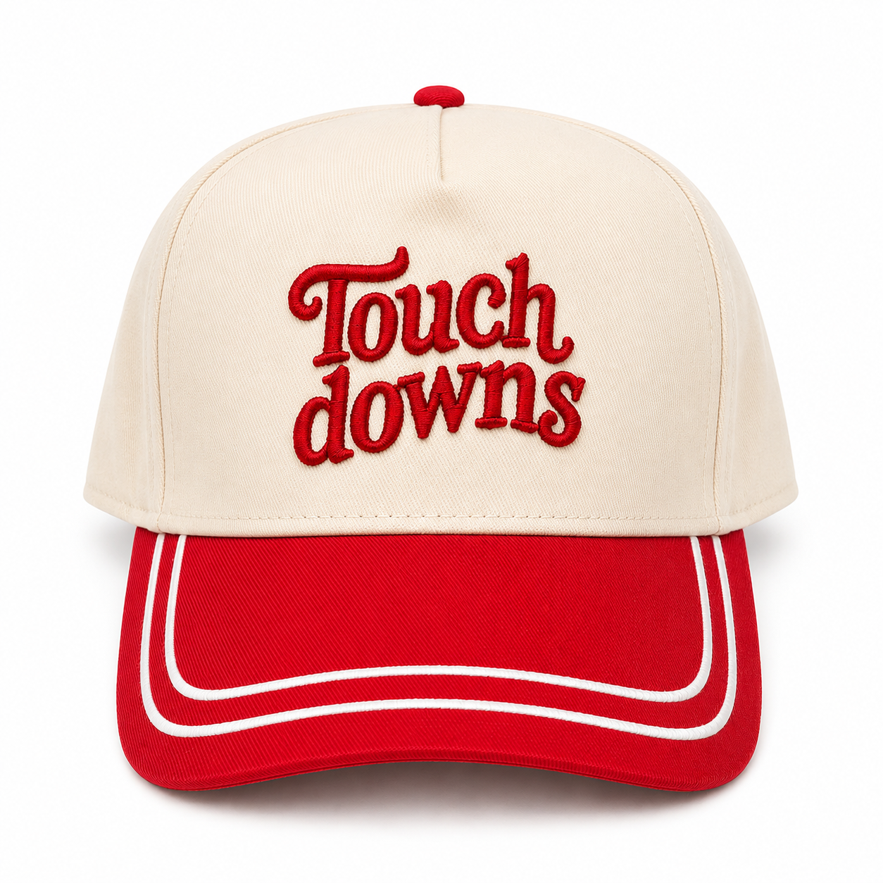 Red Touchdowns Trucker Cap