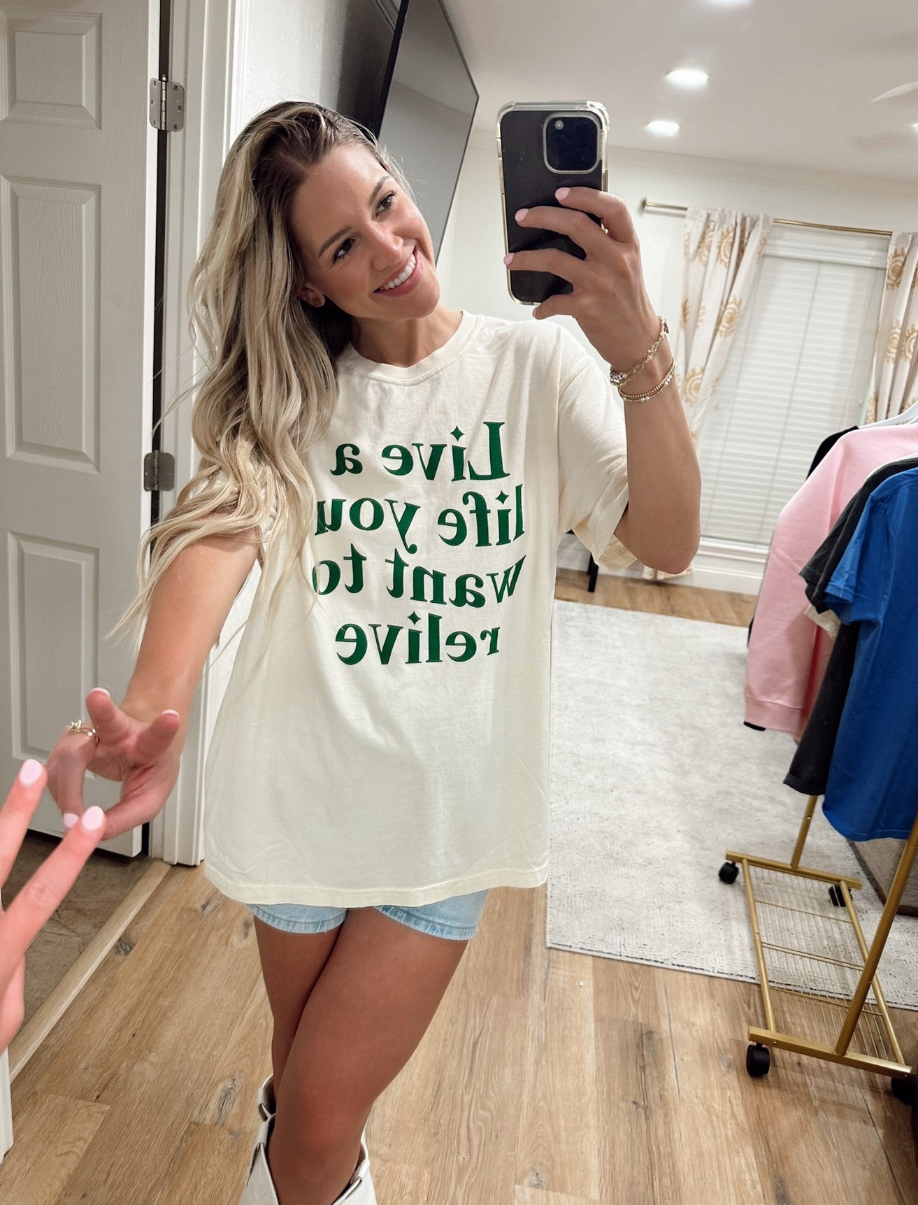 Live a life you want to relive t-shirt
