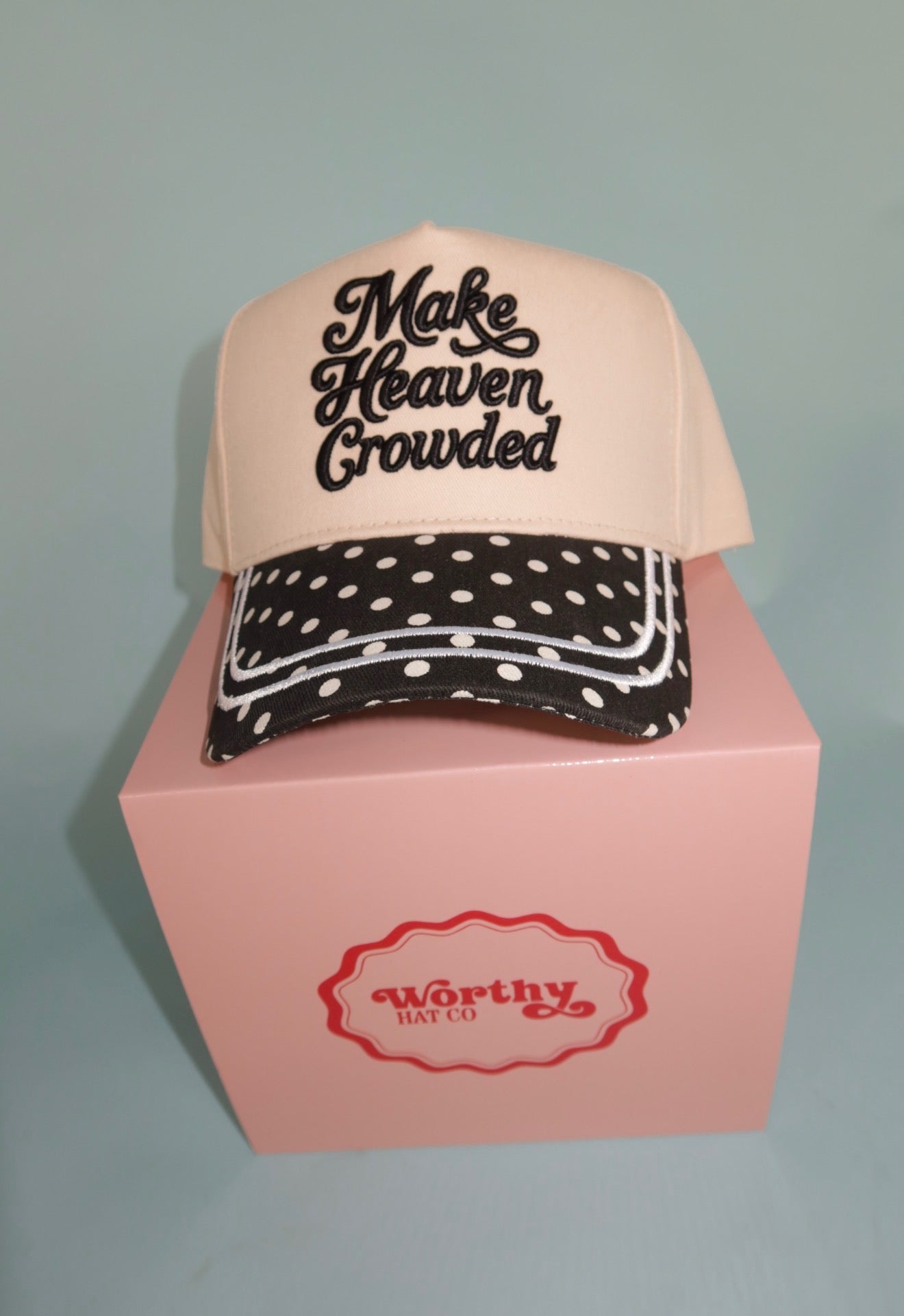 Make Heaven Crowded Polka Dot Hat