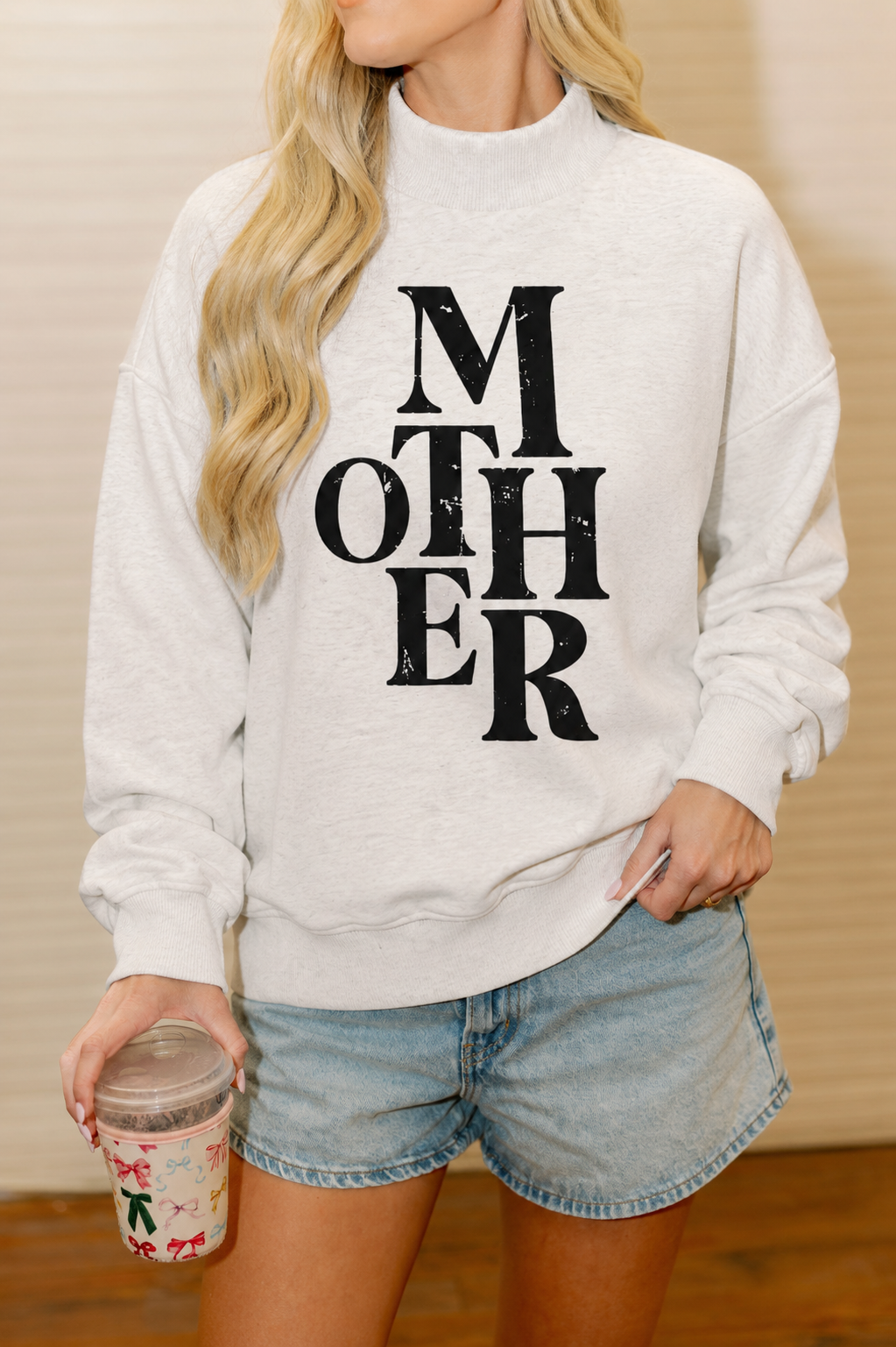 Mother Mock Neck
