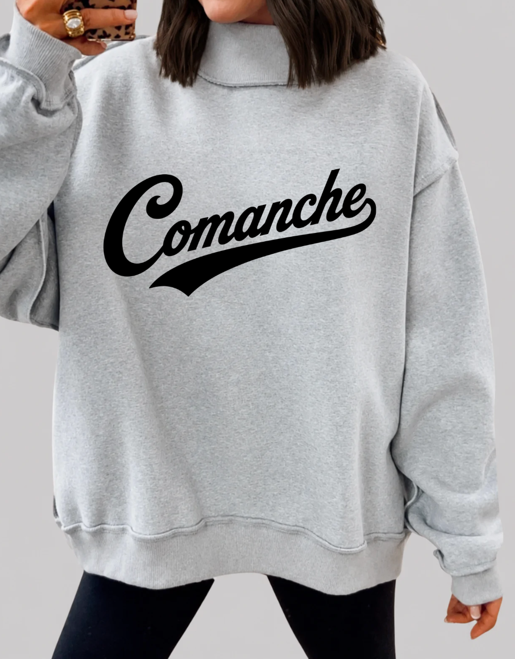 Comanche REVERSIBLE mock-neck
