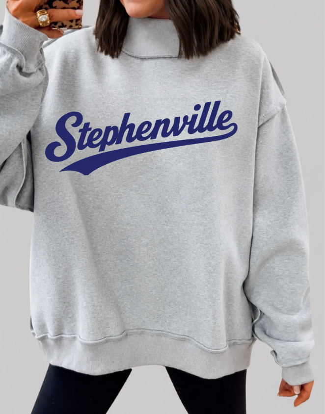 Stephenville REVERSIBLE mock-neck