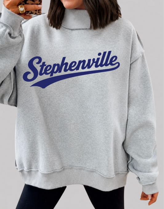 Stephenville REVERSIBLE mock-neck