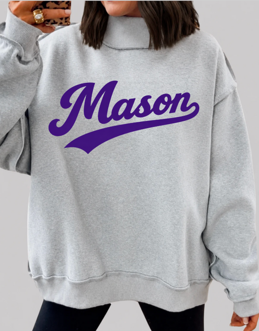 Mason REVERSIBLE mock-neck