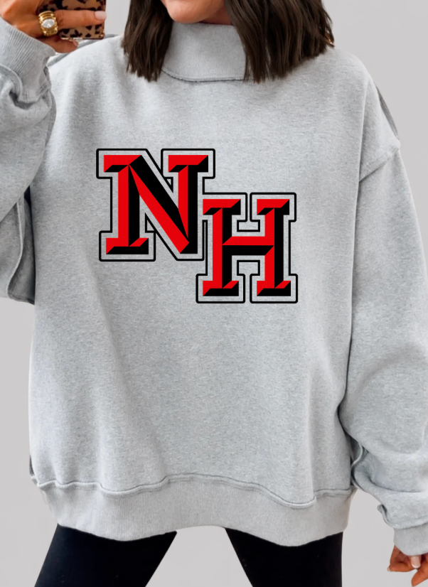 New Home REVERSIBLE mock-neck