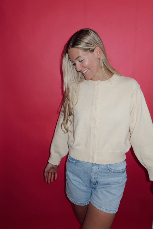 Butter Yellow Cardi