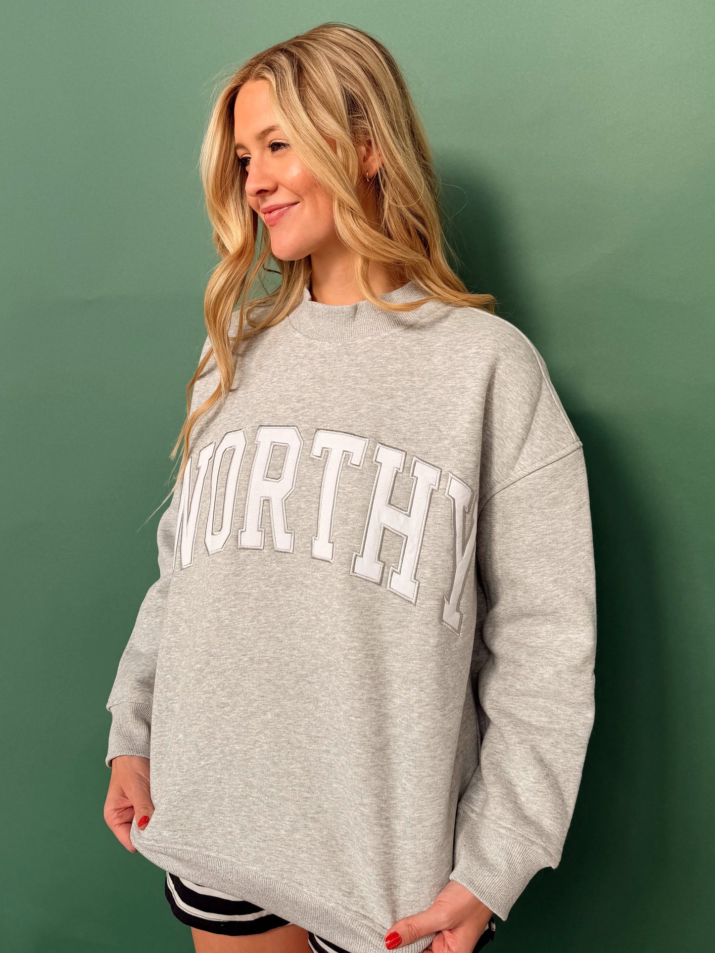 WORTHY MOCK NECK
